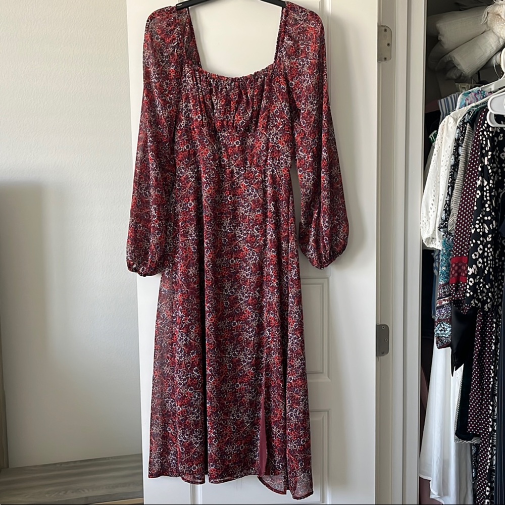 Francesca's Collections Bishop Sleeve Sundress